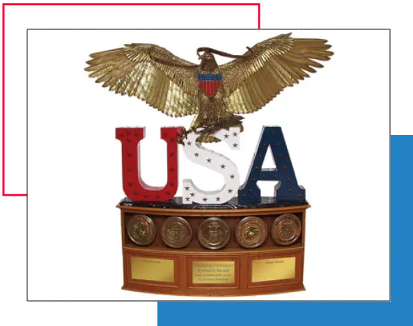 Enduring Freedom Commemorative Tribute display