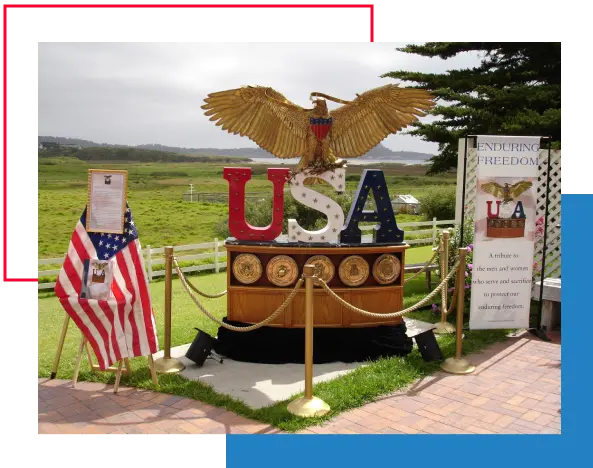 Enduring Freedom Foundation patriotic eagle artwork